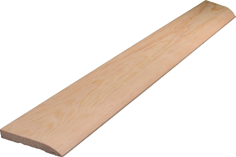 ALEXANDRIA Moulding L723A-20096C1 Baseboard Moulding, 96 in L, 3-1/4 in W, 7/16 in Thick, Ranch Profile, Solid Pine Wood, Pack of 4