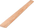 ALEXANDRIA Moulding 0W936-20084C1 Colonial Stop Moulding, 84 in L, 1-3/8 in W, Pine Wood, Pack of 6