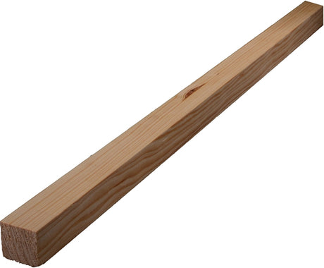 ALEXANDRIA Moulding L238A-20096C1 Parting Stop Moulding, 8 ft L, 11/16 in W, Baluster Profile, Pine Wood, Pack of 4