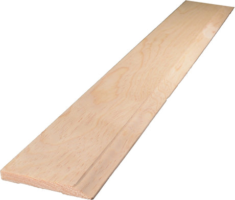 ALEXANDRIA Moulding 0L633-20096C1 Baseboard Moulding, 96 in L, 3-1/4 in W, 7/16 in Thick, Colonial Profile, Pack of 4