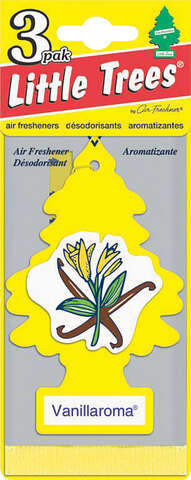 Little Trees Yellow Car Air Freshener 3 pk, Pack of 8