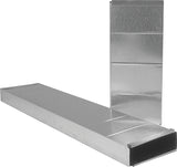 Imperial GV0213 Stack Duct, 24 in L, 10 in W, 3-1/4 in H, 30 Gauge, Galvanized Steel, Pack of 12
