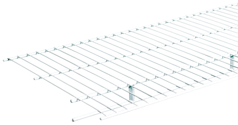 ClosetMaid 37305 Wire Shelf, 100 lb, 1-Level, 16 in L, 144 in W, Steel, White, Pack of 6