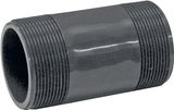 GENOVA P-2-4 Pipe Nipple, 2 in, PVC, SCH 80 Schedule, 4 in L