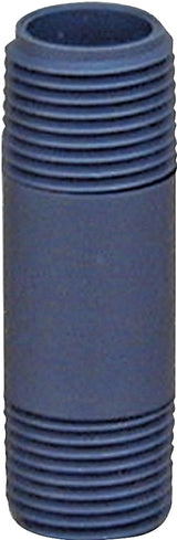 GENOVA P-34-6 Pipe Nipple, 3/4 in, PVC, SCH 80 Schedule, 6 in L
