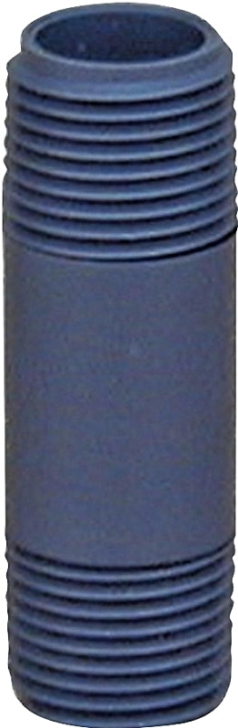 GENOVA P-34-6 Pipe Nipple, 3/4 in, PVC, SCH 80 Schedule, 6 in L