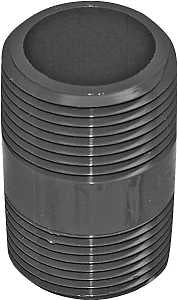 GENOVA P-34-CL Pipe Nipple, 3/4 in, PVC, SCH 80 Schedule, 1-3/8 in L