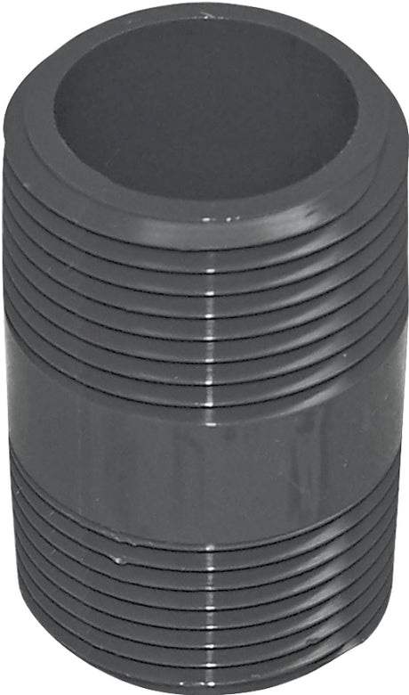 GENOVA P-34-2 Pipe Nipple, 3/4 in, IPS, PVC, SCH 80 Schedule, 2 in L