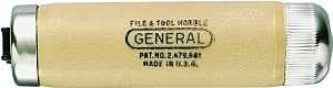 General 890 File and Tool Handle, 1-1/16 in Dia, 4-1/8 in L, Steel