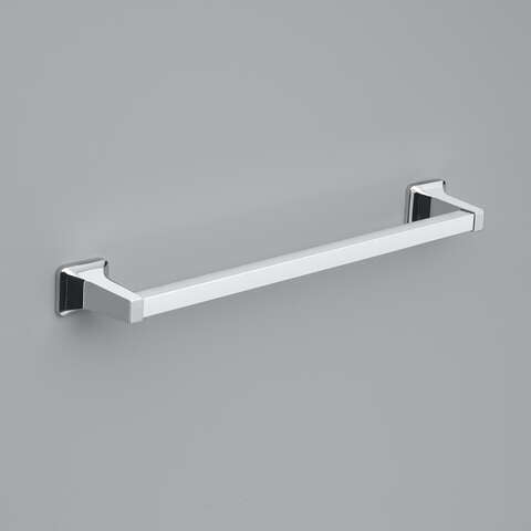 OakBrook Chrome Towel Bar 18 in. L Die Cast Zinc