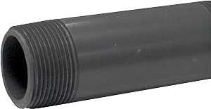 GENOVA P-114-4 Pipe Nipple, 1-1/4 in, PVC, SCH 80 Schedule, 4 in L