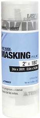 Trimaco EasyMask 62480 Masking Film, 180 ft L, 24 in W, Pack of 12