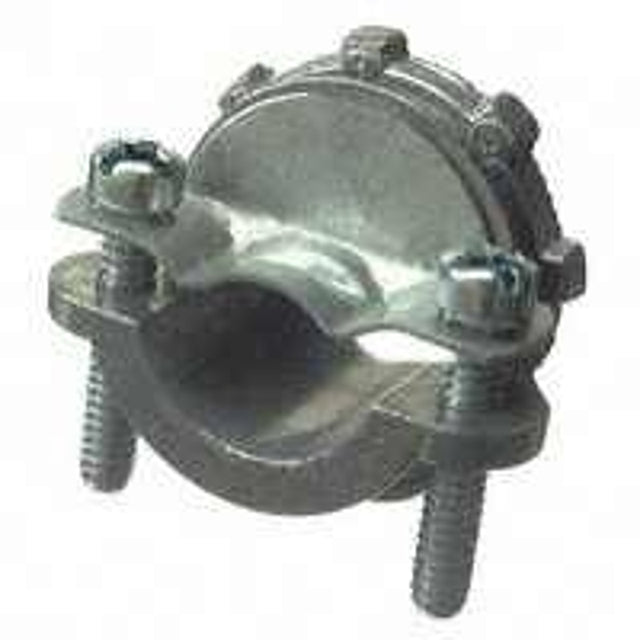 Halex 90514 Clamp Connector, 1-1/4 in, 2-1/8 in L, Zinc