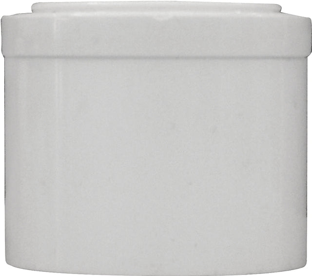 IPEX 435635 Pipe Plug, 1-1/2 in, Male Spigot, PVC, White, SCH 40 Schedule
