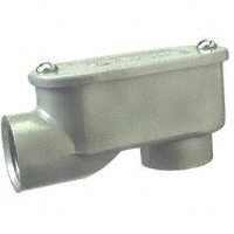 Halex 59505 Service Entrance Elbow, Threaded, Aluminum, 1.41 in H x 1.63 in W x 3.28 in D