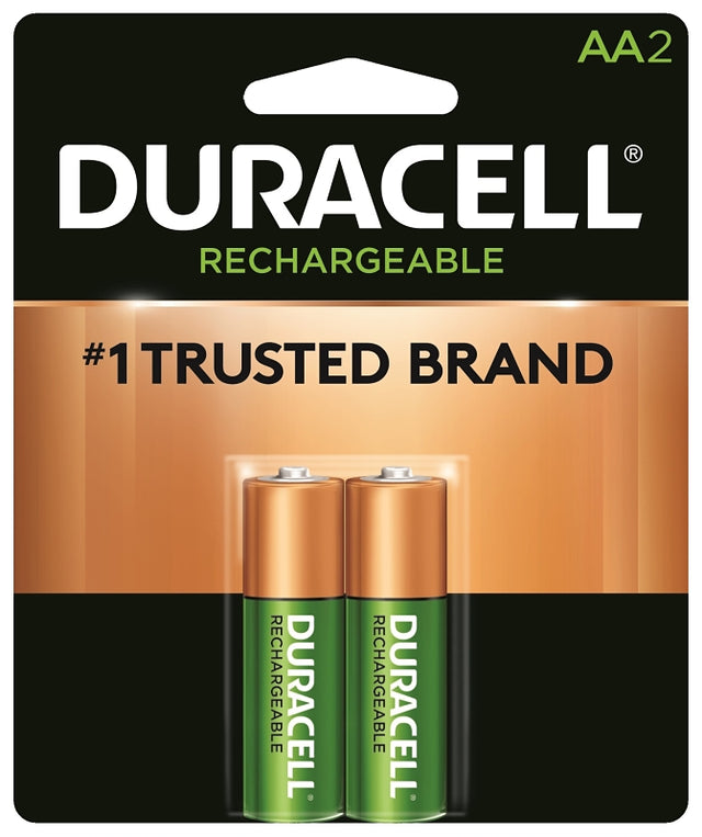 Duracell 66153 Battery, 2000 mAh, AA Battery, Nickel-Metal Hydride, Rechargeable: Yes