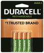 Duracell 66160 Battery, 1.2 V Battery, 700 mAh, AAA Battery, Nickel-Metal Hydride, Rechargeable: Yes