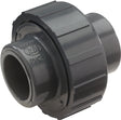 B & K 164-607 Pipe Union, 1-1/2 in, Solvent Weld, PVC, Gray, SCH 80 Schedule, 150 psi Pressure