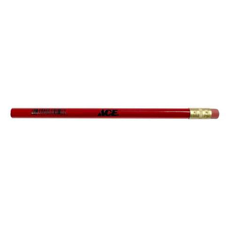 Ace 7-1/2 in. L Jumbo Carpenter Pencil Red 1 pc, Pack of 72