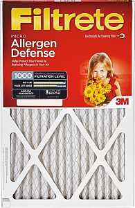 Filtrete 9801-2PK-HDW Air Filter, 25 in L, 16 in W, 11 MERV, 1000 um MPR, Pack of 3