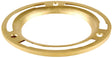 Oatey 43551 Replacement Closet Flange Ring, 4 in Connection, Brass, For: 4 in Closet Flanges