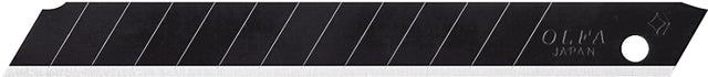 OLFA 9148 Knife Blade, 9 mm, Carbon Steel, 13-Point