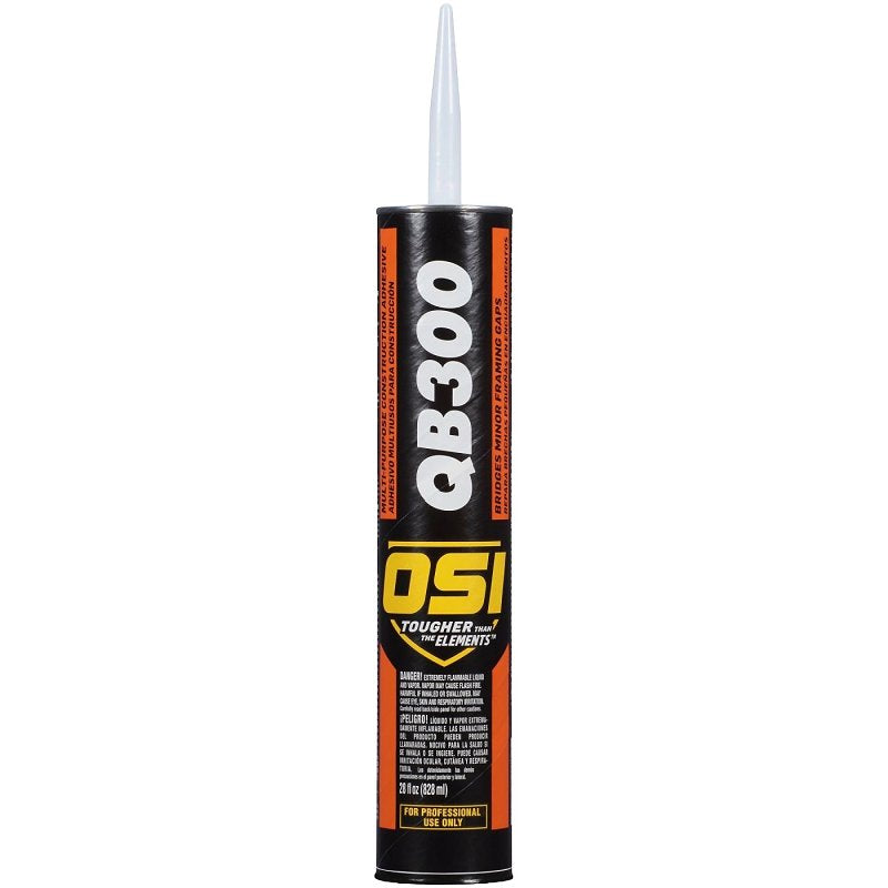 OSI 827628 Construction Adhesive, Beige, 28 oz Cartridge, Pack of 12