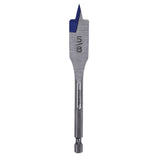 Irwin 87910 Spade Drill Bit, 5/8 in Dia, 4 in OAL, Flat Flute, 1/4 in Dia Shank, Hex Shank