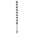 Irwin 3043014 Auger Drill Bit, 1-1/8 in Dia, 17 in OAL, Twist Flute, 1-Flute, 7/16 in Dia Shank