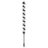 Irwin 3043014 Auger Drill Bit, 1-1/8 in Dia, 17 in OAL, Twist Flute, 1-Flute, 7/16 in Dia Shank