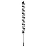 Irwin 3043014 Auger Drill Bit, 1-1/8 in Dia, 17 in OAL, Twist Flute, 1-Flute, 7/16 in Dia Shank