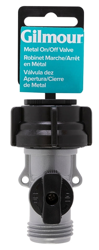 Gilmour 05V Shut-Off Valve, Zinc Body, Chrome