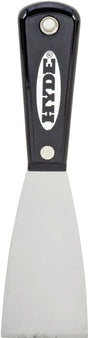 Hyde 02300 Stiff Putty Knife, 2 in W Blade, HCS Blade, Nylon Handle