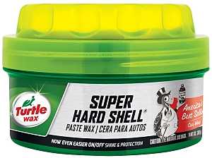 Turtle Wax SUPER HARD SHELL T222 Car Wax, 14 oz, Paste, Typical Solvent