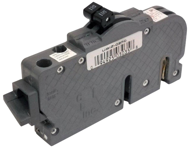 Zinsco UBIZ0250 Circuit Breaker, Type UBIZ, 50 A, 2 -Pole, 120/240 V, Standard Trip, Plug Mounting