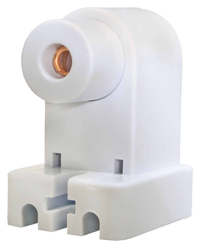Eaton Wiring Devices 2504W-BOX Lamp Holder, 1.45 in W x 2.33 in H Dimensions, 1000 VAC, 660 W, White, Pack of 10