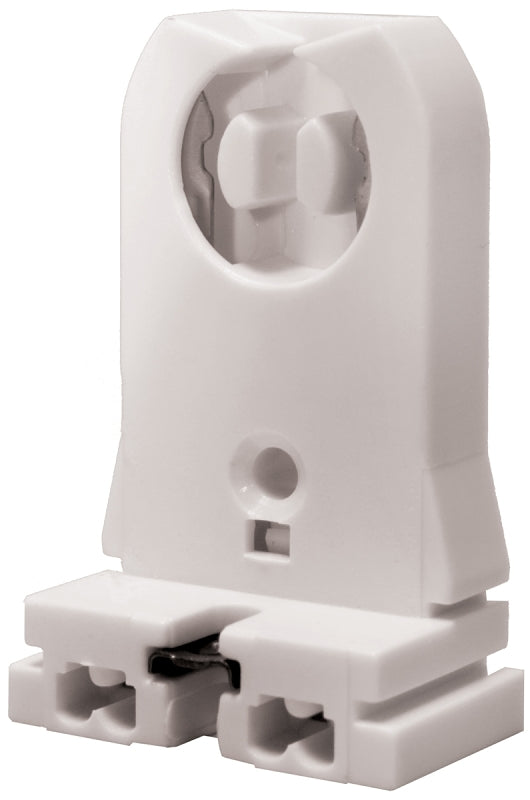 Eaton Wiring Devices 2509W-BOX Lamp Holder, Standard, 1.35 in W x 2.03 in H Dimensions, 600 VAC, 660 W, White, Pack of 10