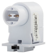 Eaton Wiring Devices 2501W-BOX Lamp Holder, 1.44 in W x 2.31 in H Dimensions, 600 VAC, 660 W, White, Pack of 10