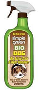 Simple Green 2010000615301 Bio Dog Stain and Odor Remover, Liquid, Fresh, 32 oz, Pack of 6