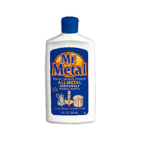 Mr. Metal Mild Scent Metal Cleaner 8 oz Liquid, Pack of 6