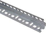 National Hardware 4021BC Series N341-123 Slotted Angle Stock, 1-1/4 in L Leg, 36 in L, 0.047 in Thick, Steel, Galvanized