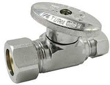 Plumb Pak PP2041PCLF Shut-Off Valve, 5/8 x 3/8 in Connection, Compression