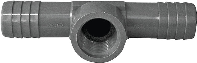 TEE POLY 3/4BARB X 1/2FPT