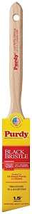 Purdy Black Bristle Extra Oregon 144116015 Angular Trim Brush, 1-1/2 in W, 2-3/8 in L Bristle, China Hair Bristle