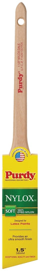 Purdy Nylox Dale 080215 Trim Brush, Nylon Bristle, Rat Tail Handle
