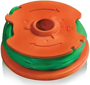 Worx WA0014 Spool and Line, 0.080 in Dia, 20 ft L, Co-Polymer Nylon Resin, Green