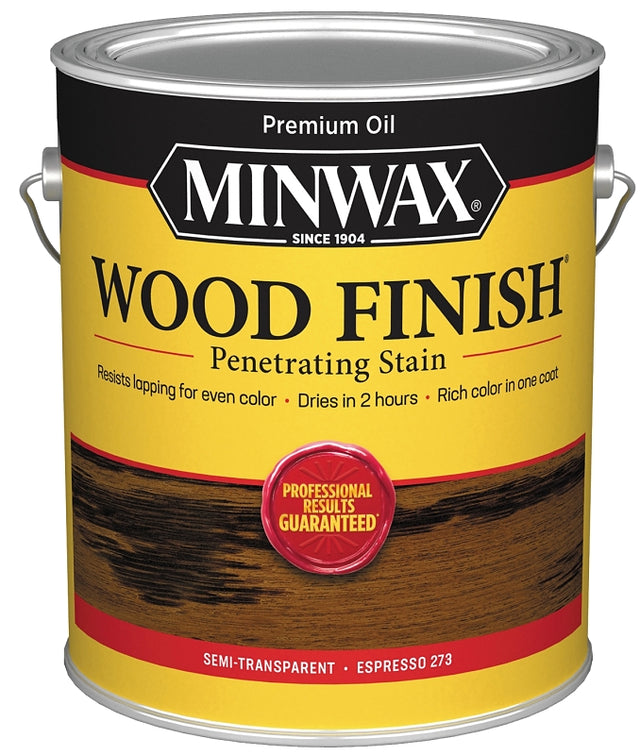 Minwax 711500000 Wood Stain, Espresso, Liquid, 1 gal Can, Pack of 2