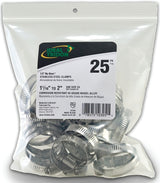 Ideal-Tridon Hy-Gear 67-6 Series 6724550 Worm Gear Hose Clamp, #24, 1 to 2 in, Stainless Steel