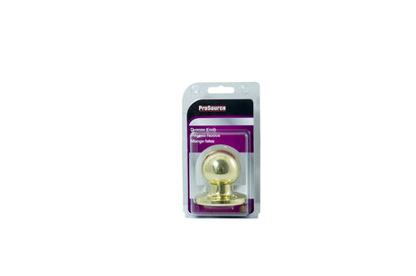 ProSource T3740V-PS Dummy Knob, T3 Design, 1-3/8 to 1-3/4 in Thick Door, Brass, 65.7 mm Rose/Base