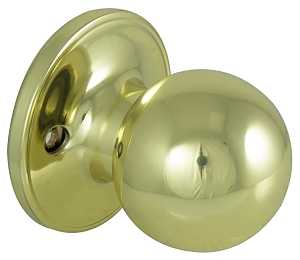 ProSource T3740V-PS Dummy Knob, T3 Design, 1-3/8 to 1-3/4 in Thick Door, Brass, 65.7 mm Rose/Base